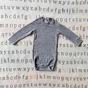 Polarn o. Pyret merino wool bodysuit size 6-12 mo